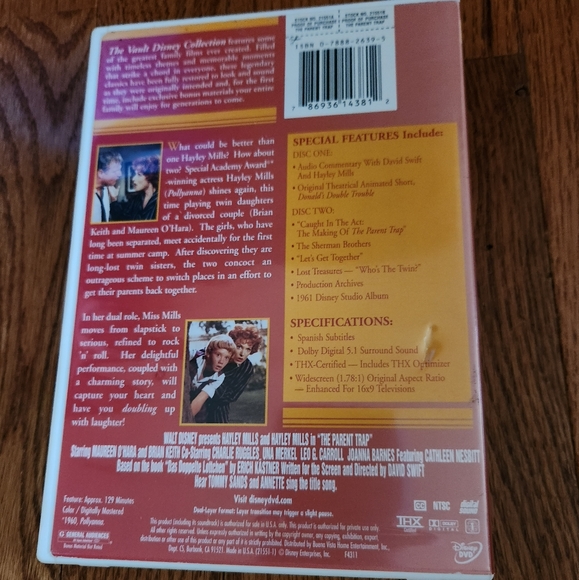The Parent Trap 2-Disc DVD - Picture 2 of 4